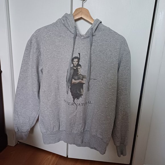 Hiclol Other - Supernatural 100% Cotton Kangaroo Pocket Pullover Hoodie Sweater Hiclol Size L